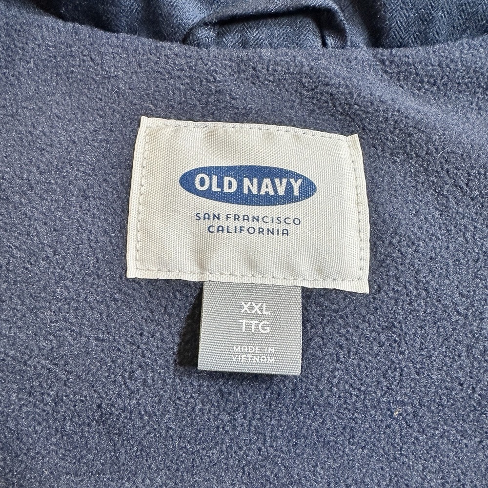Old Navy Puffer Vest Womens XXL Blue Sleeveless Zip Front Quilted - Picture 4 of 9